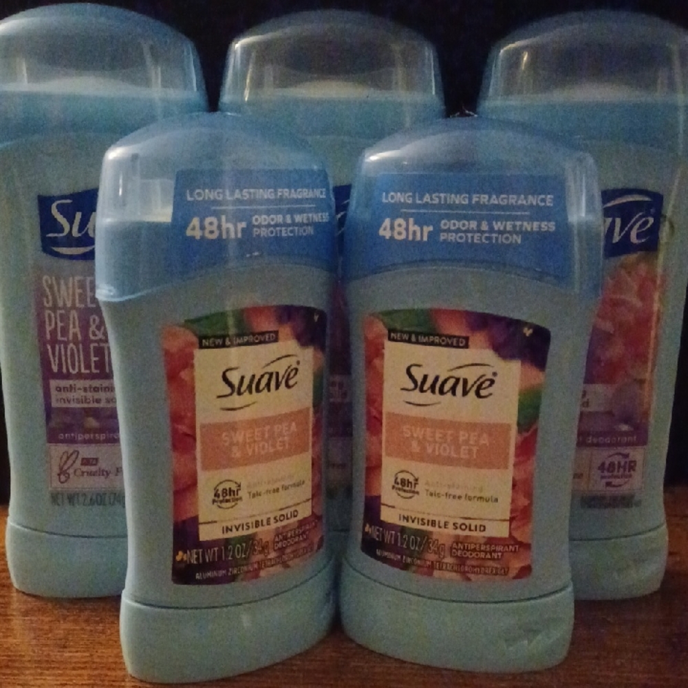 Suave Sweet Pea & Violet Antiperspirant Deodorant - Light Blue